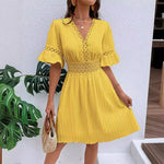 Rochie Elegantă cu Dantelă