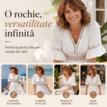 Rochie Elegantă cu Dantelă