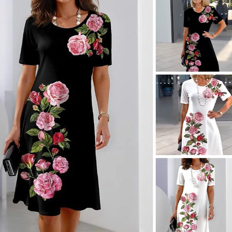 Rochie Florală Lejeră