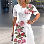 Rochie Florală Lejeră