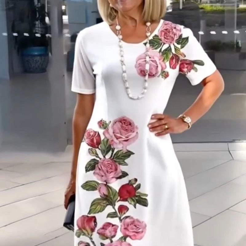 Rochie Florală Lejeră