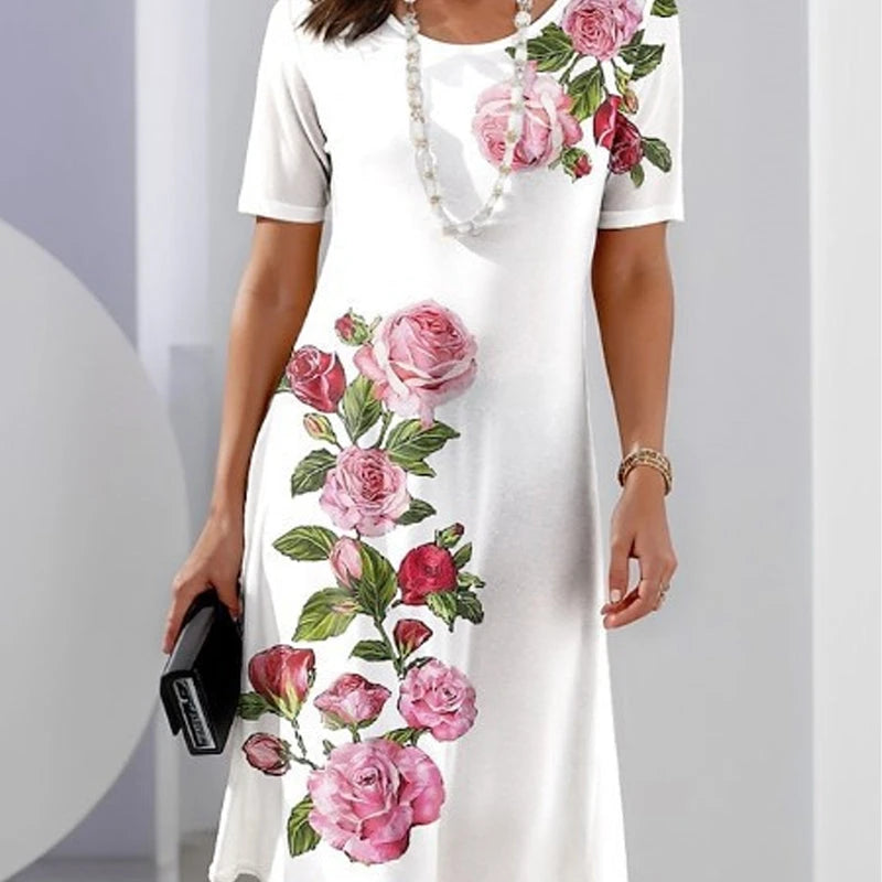 Rochie Florală Lejeră