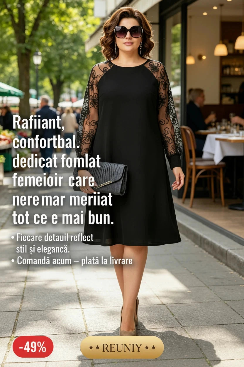 Rochie Elegantă Din Dantelă