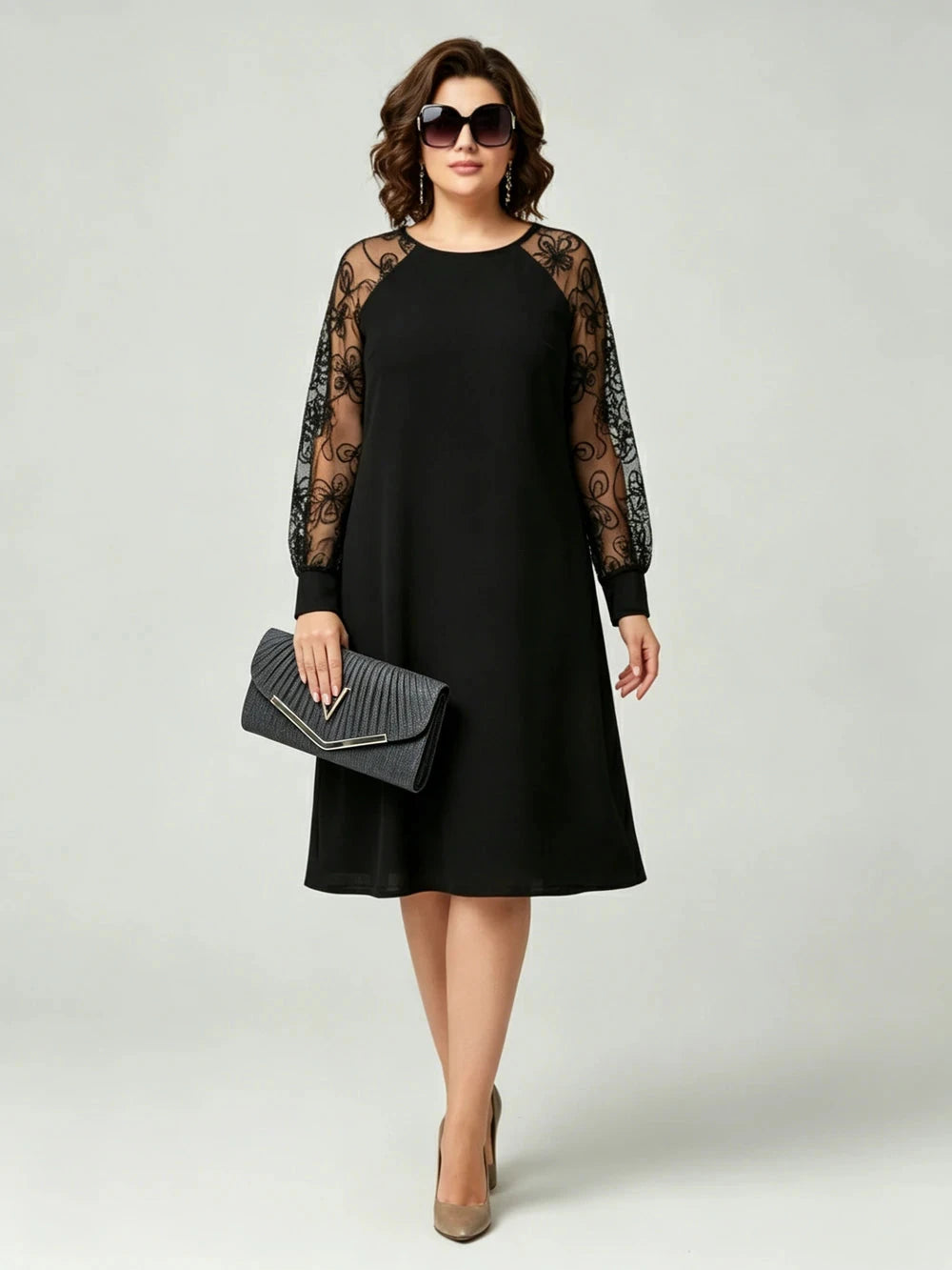 Rochie Elegantă Din Dantelă