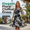 Rochie din șifon cu imprimeu floral x