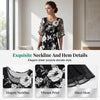 Rochie din șifon cu imprimeu floral x