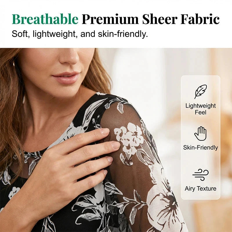 Rochie din șifon cu imprimeu floral x