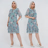 🌸 Rochie elegantă plisată