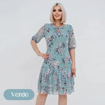 🌸 Rochie elegantă plisată