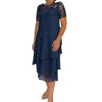 Rochie Midi Din Dantelă