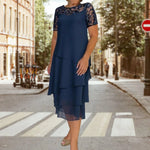 Rochie Midi Din Dantelă