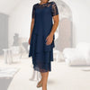 Rochie Midi Din Dantelă