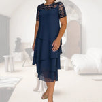 Rochie Midi Din Dantelă