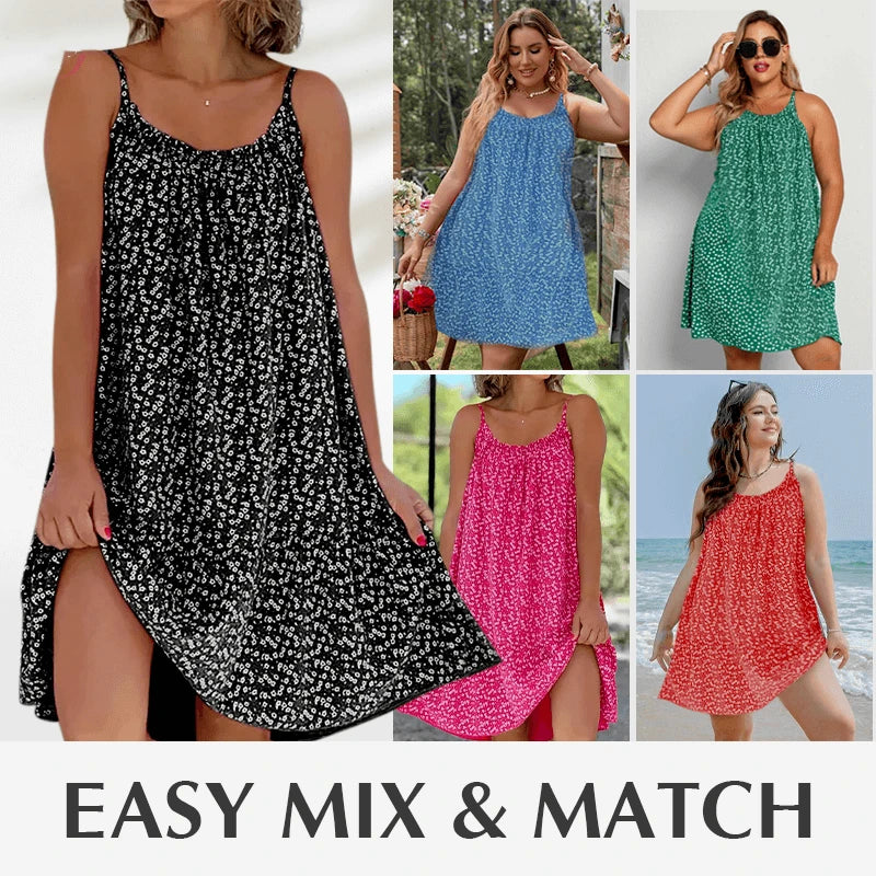 Rochie florală aerisită și lejeră🏝️