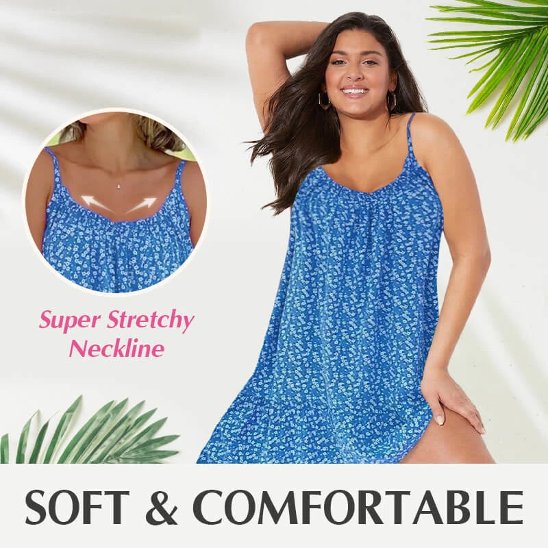 Rochie florală aerisită și lejeră🏝️