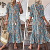 Rochie florală de vară cu decolteu în inimă