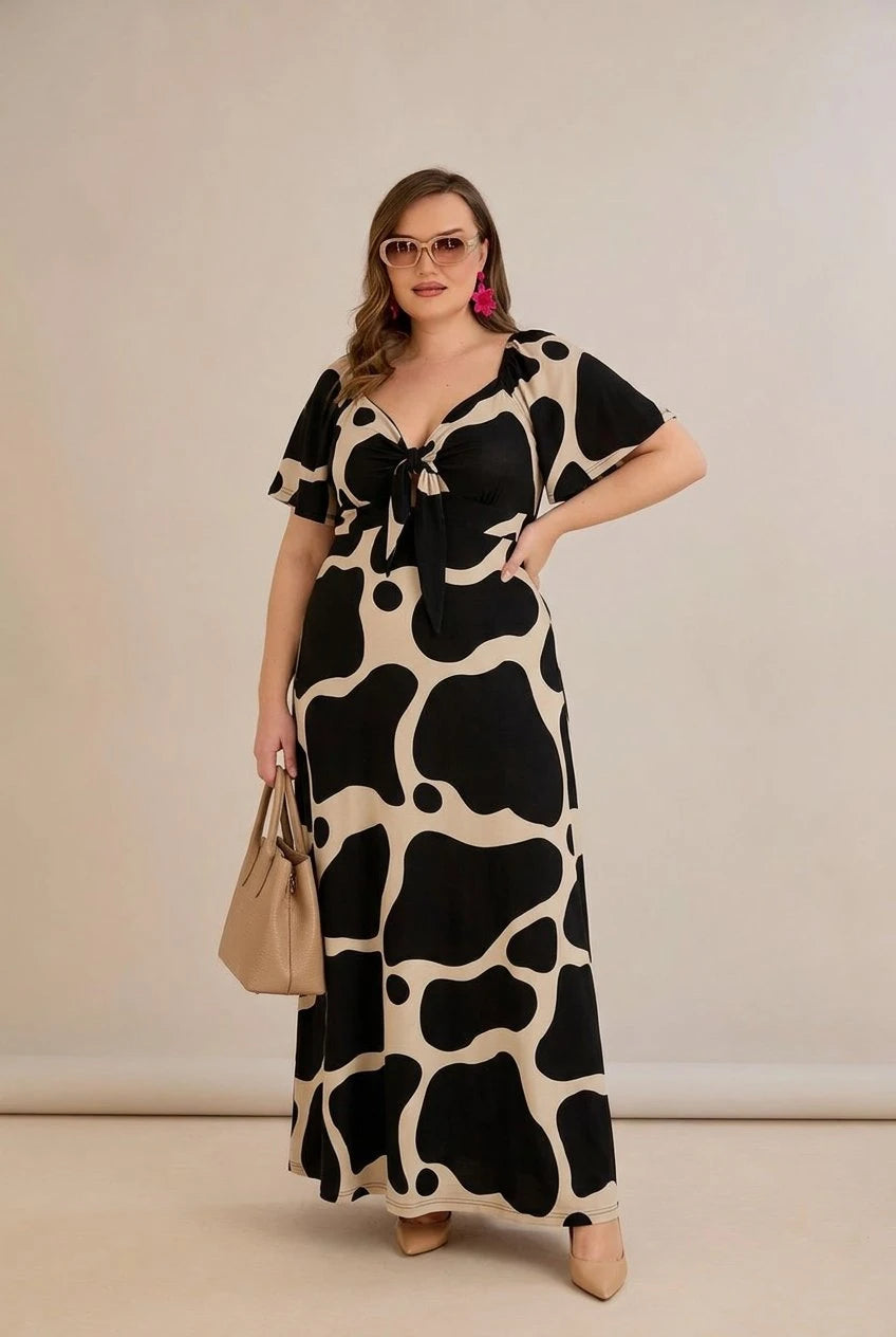 Rochie lungă de vară din vâscoză
