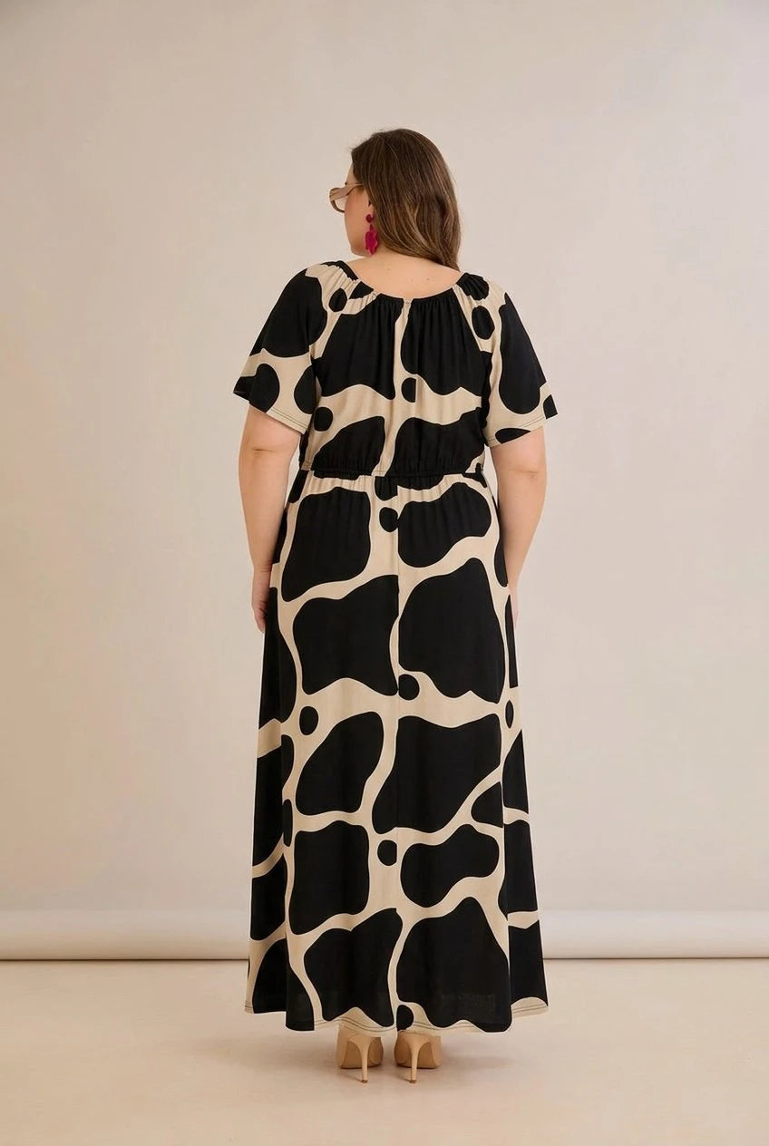 Rochie lungă de vară din vâscoză