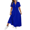 Rochie Maxi Casual cu Fermoar
