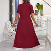 Rochie Maxi Casual cu Fermoar