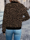 Jachetă Toamnă Imprimeu Leopard