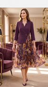 Compleu Elegant cu Fustă Florală și Sacou