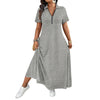 Rochie Maxi Casual cu Fermoar
